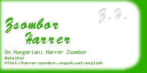 zsombor harrer business card